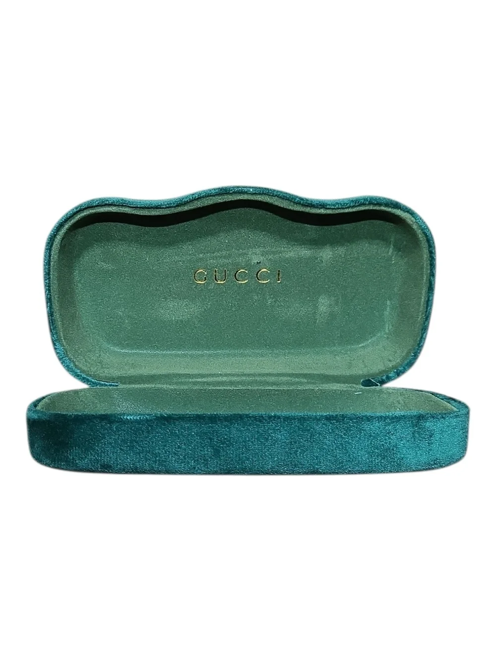 Gucci Green Velvet Sunglasses Pouch & Case Set
